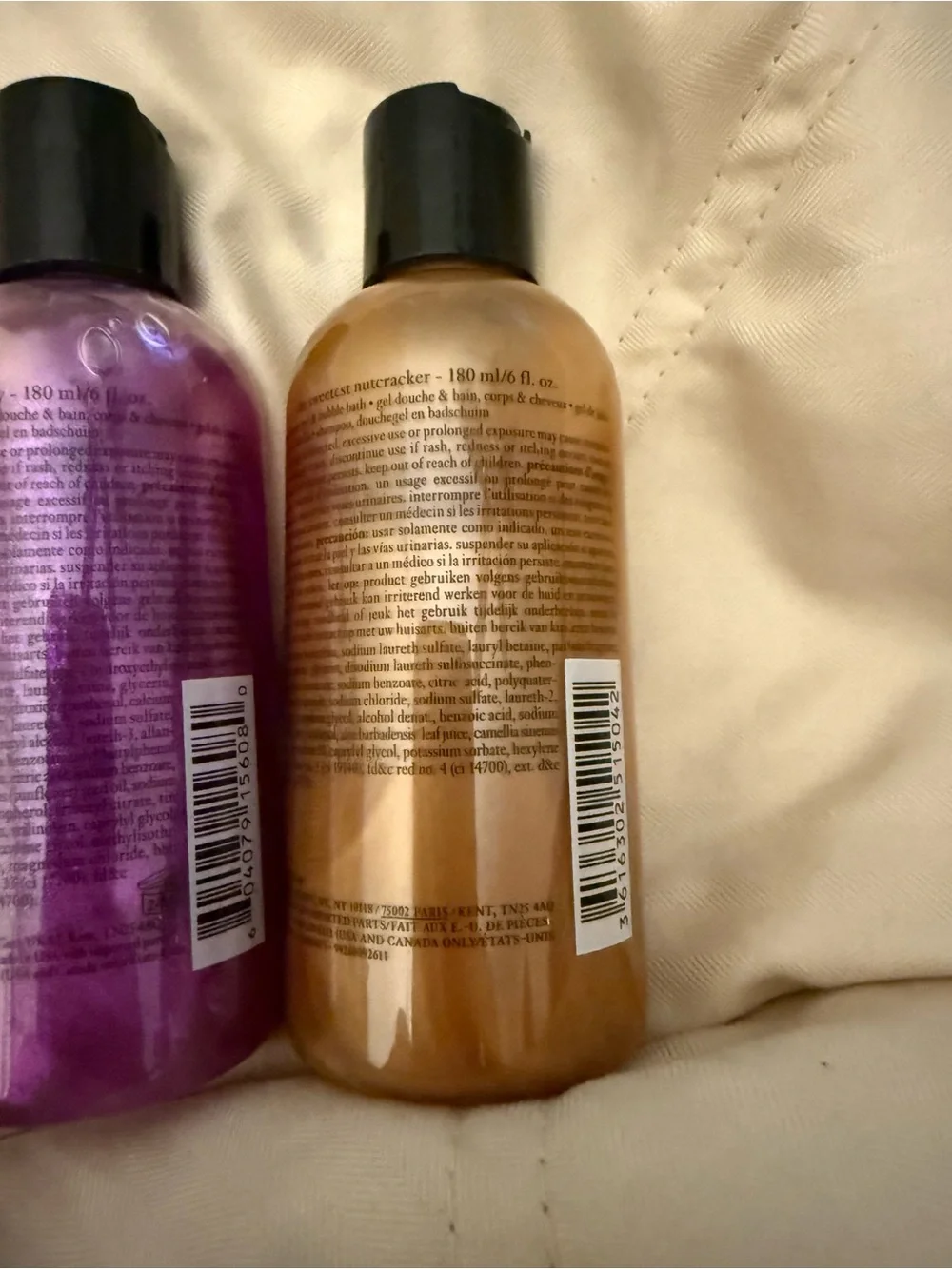 New Philosophy 3 in 1 bath set 6oz sugar plum & nutcracker sealed